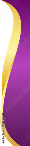 Purple and Gold Border Certificate