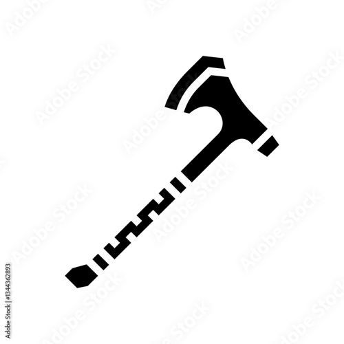 wire saw titanium ultralight glyph icon vector illustration
