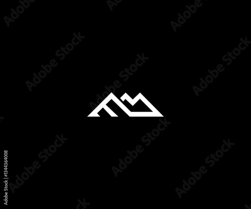 MB letter mountain clean logo