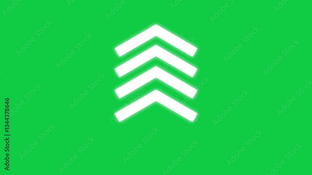 abstract background with arrows upward green screen, abstract background with arrows upward green screen,