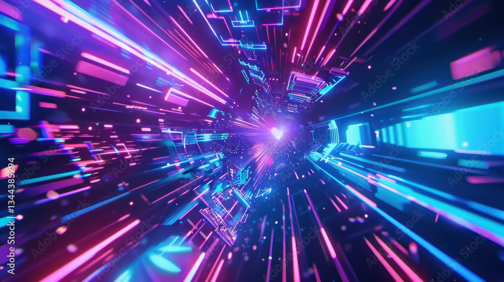 Naklejka premium abstract fractal background