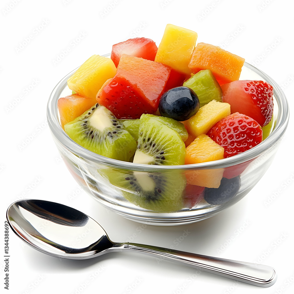 Fresh fruit salad in glass bowl (1) Fresh fruit salad in glass bowl (1)
