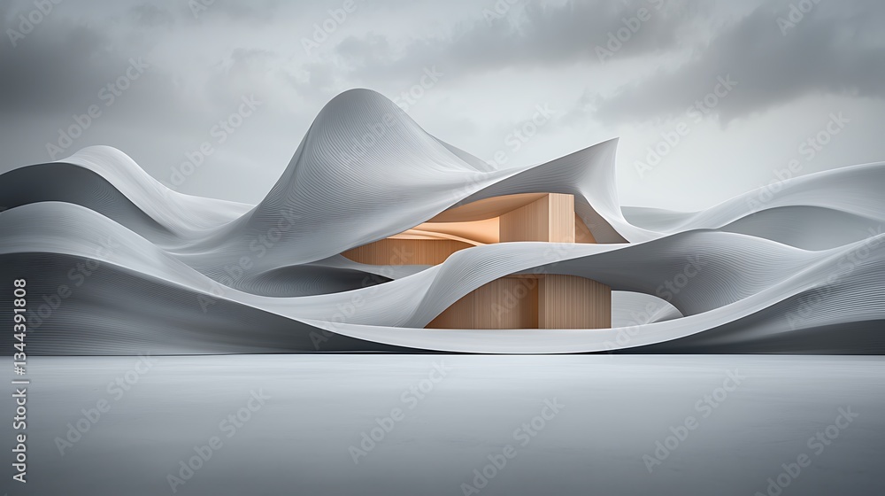 Modern minimalist architectural design