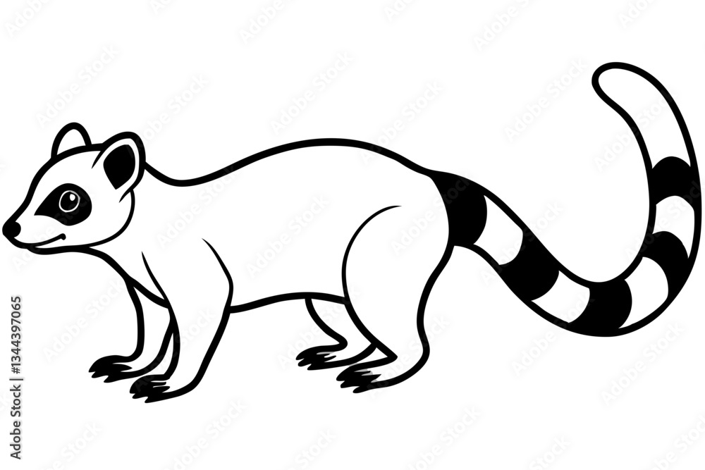 Sleek Ringtail Art Sleek Ringtail Art