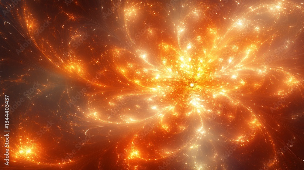 Obraz premium Abstract Firework Explosion