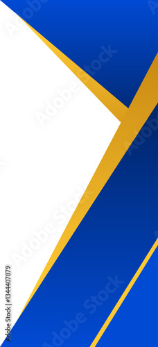 Blue Gold Border Certificate