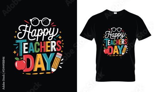 Happy Teachers Day t-shirt Design