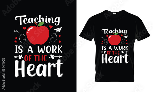 The best teachers teach from the heart t-shirt