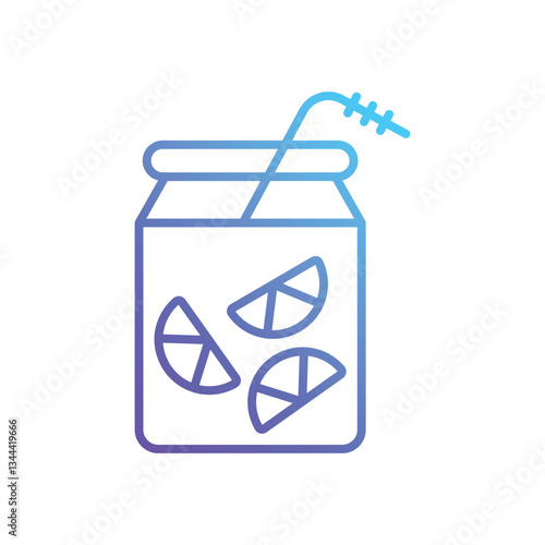 Infused water Vector icon