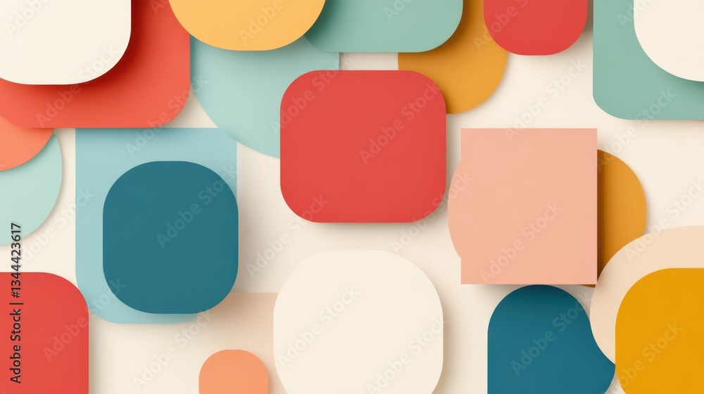 Colorful abstract background with dynamic shapes and vivid colors for modern design Colorful abstract background with dynamic shapes and vivid colors for modern design
