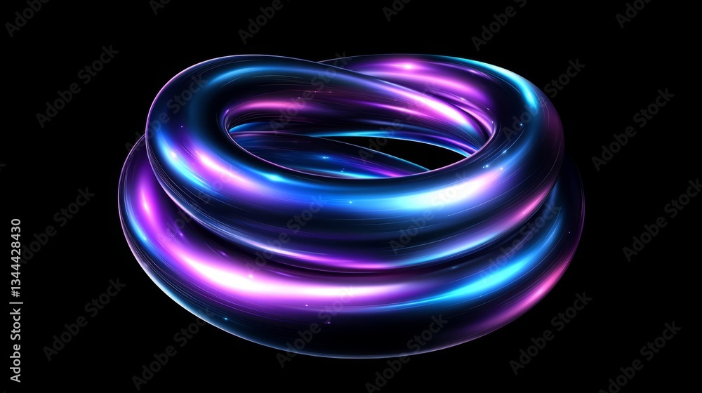 Abstract Neon Rings A Symphony of Light and Color Abstract Neon Rings A Symphony of Light and Color