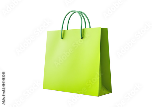 Lime Green Shopping Bag