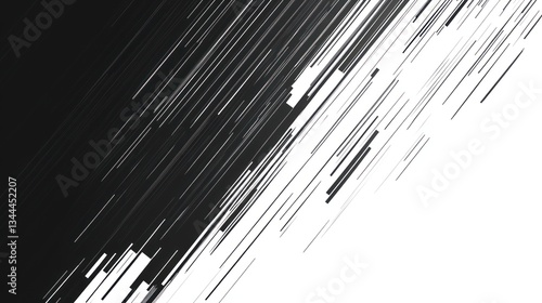 Wallpaper Mural Abstract black and white diagonal lines background. Torontodigital.ca