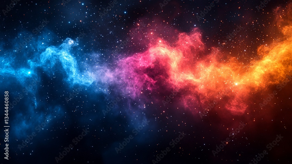 Fototapeta premium Cosmic Nebula Space Background