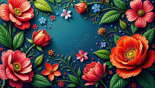 Intricate woven floral tapestry, rich textures , wall, vintage