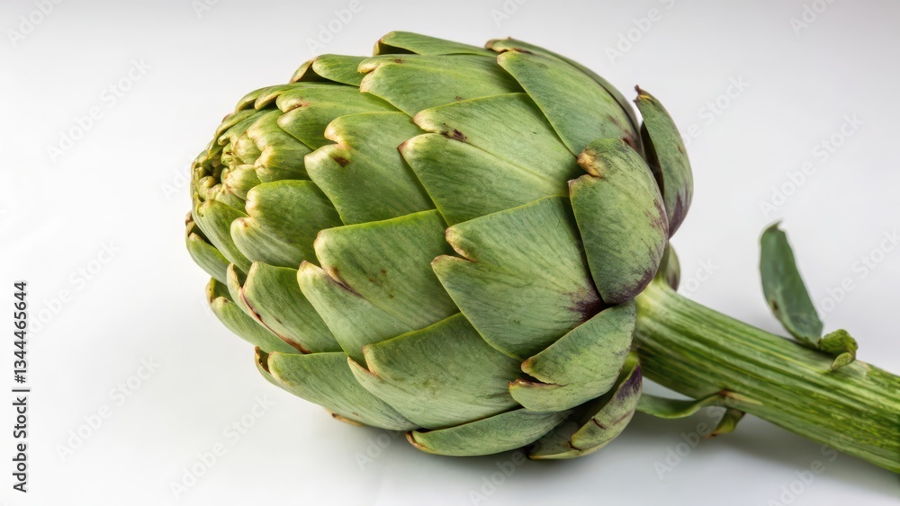 Fototapeta premium Artichoke on White Background