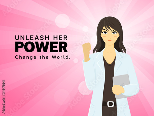 Posters show the power and rights of female doctors