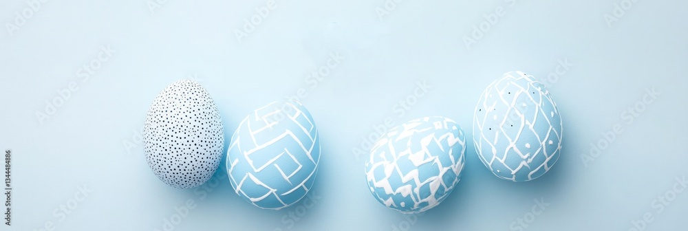 Decorated easter egg with floral patterns and happy easter message celebrating the spring holiday Decorated easter egg with floral patterns and happy easter message celebrating the spring holiday