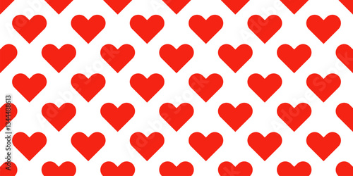 Seamless heart pattern. Romantic background.