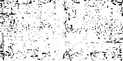 Distressed black texture. stock illustration, Dark grainy texture on white background. Dust overlay textured. Grain noise particles. Rusted white effect. Grunge design elements.