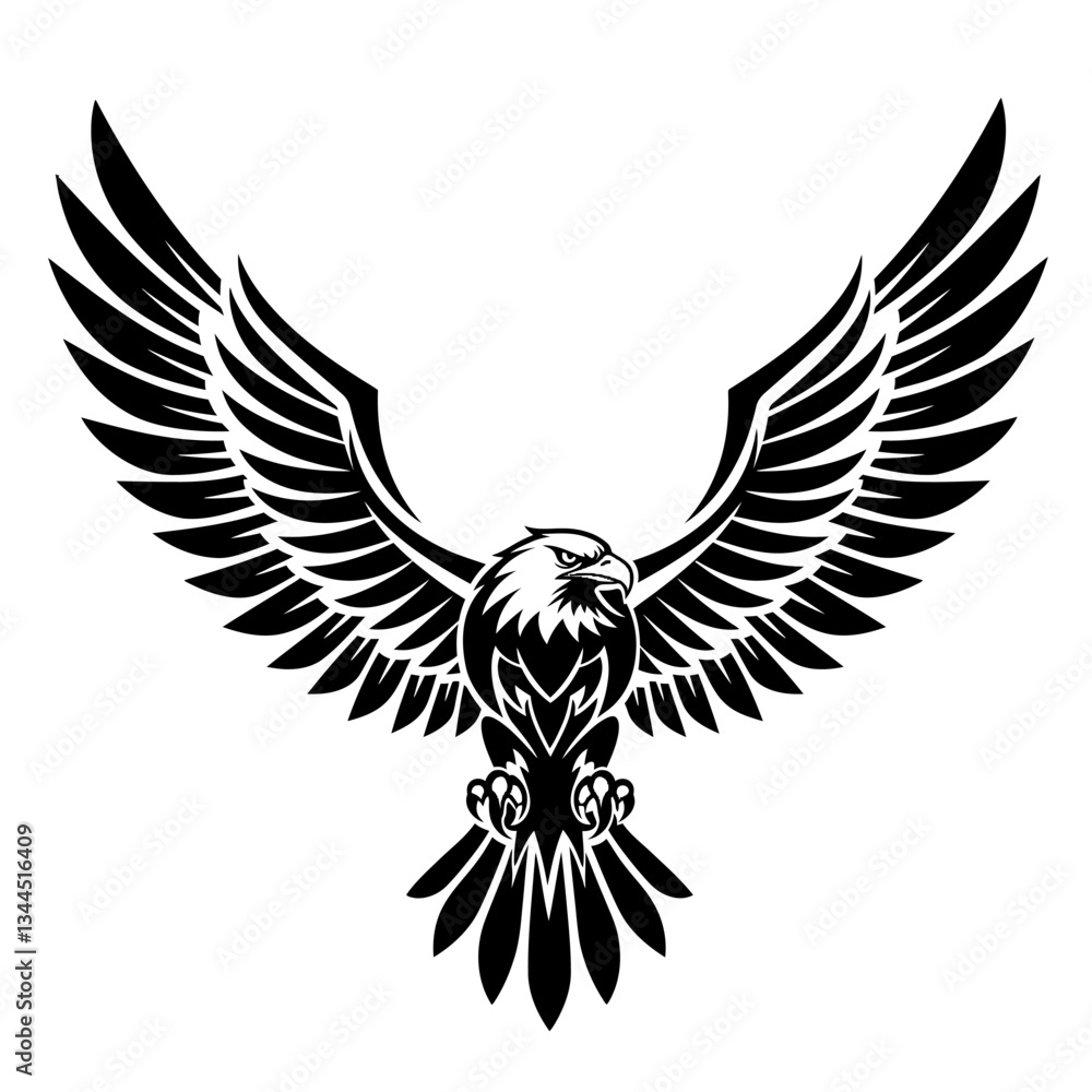 Fototapeta premium Bold Tribal Tattoo Designs Striking Black & White Vector Art