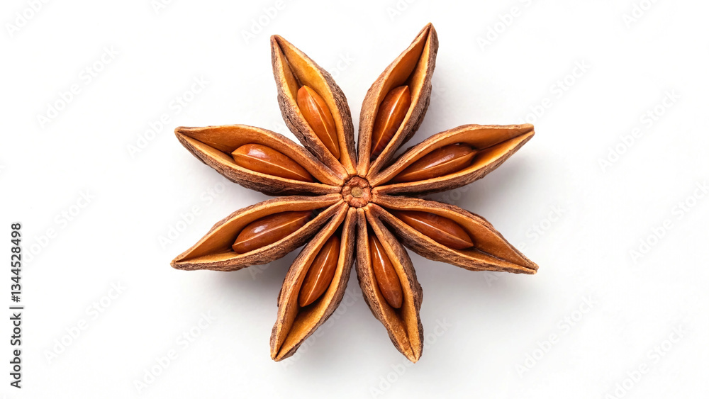 Whole Star Anise Spice Close-Up - Aromatic, Eight-Pointed Culinary Ingredient in 4K Ultra HD Whole Star Anise Spice Close-Up - Aromatic, Eight-Pointed Culinary Ingredient in 4K Ultra HD