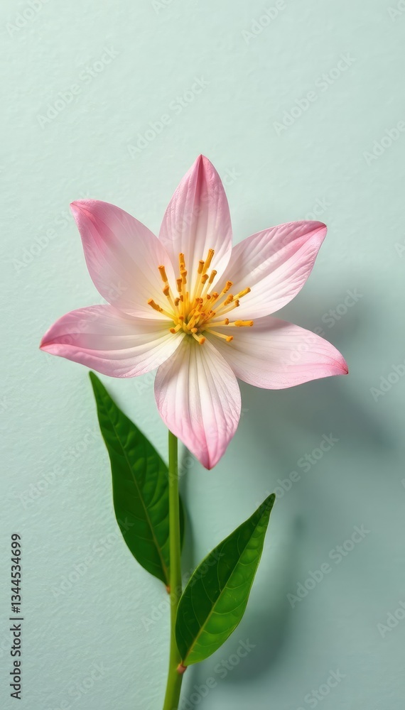 Delicate flower blooms on a crisp white surface, nature, verdant, flower Delicate flower blooms on a crisp white surface, nature, verdant, flower