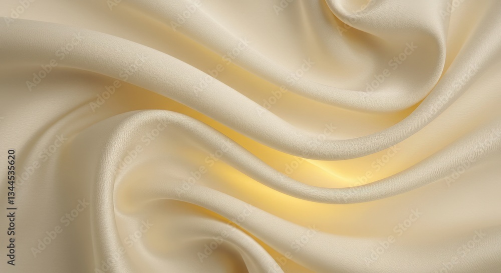 Fototapeta premium Elegant Pink Satin Drapes with Soft, Smooth Texture