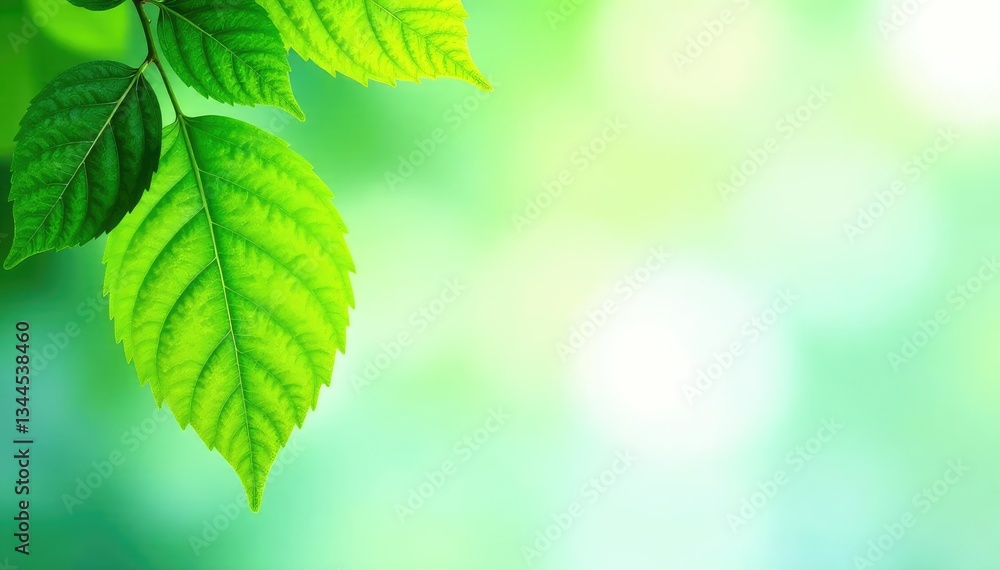 Green leafy foliage isolated on white background, nature, botanical Green leafy foliage isolated on white background, nature, botanical