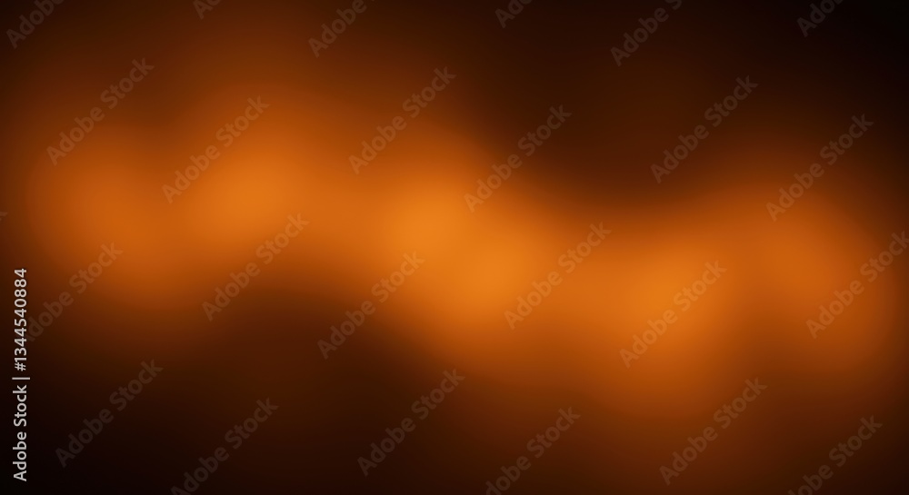 Naklejka premium Abstract orange and brown gradient texture with soft blurred lighting.