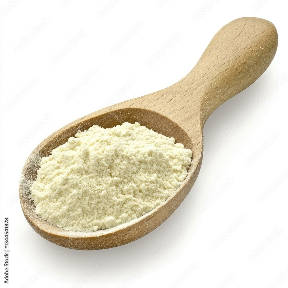 Wooden Spoon Full of Flour Wooden Spoon Full of Flour