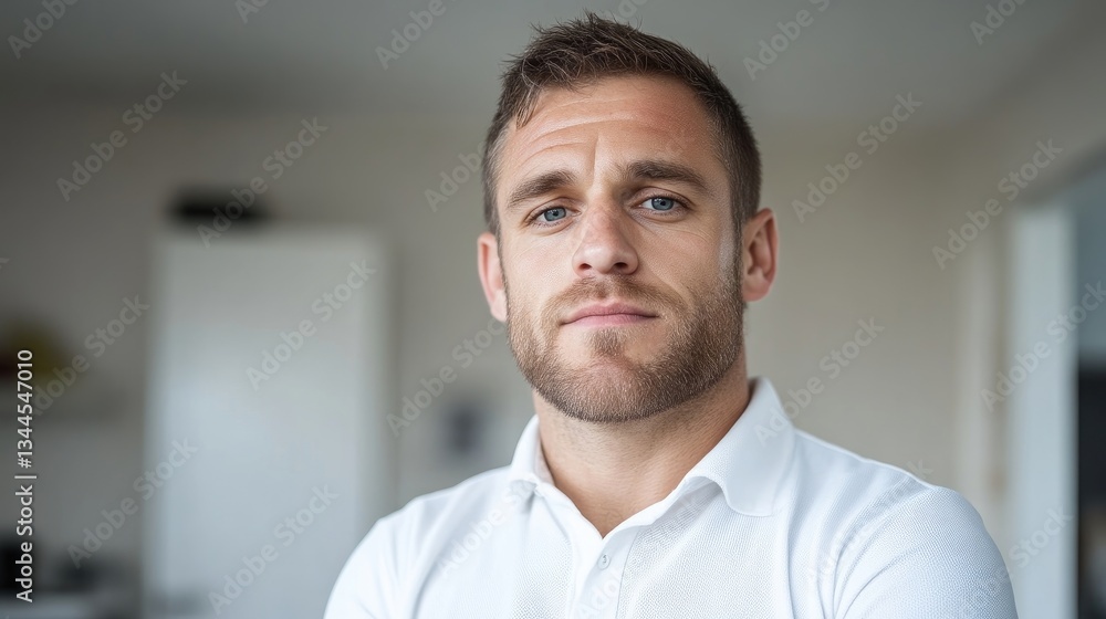Serious Man Portrait Serious Man Portrait
