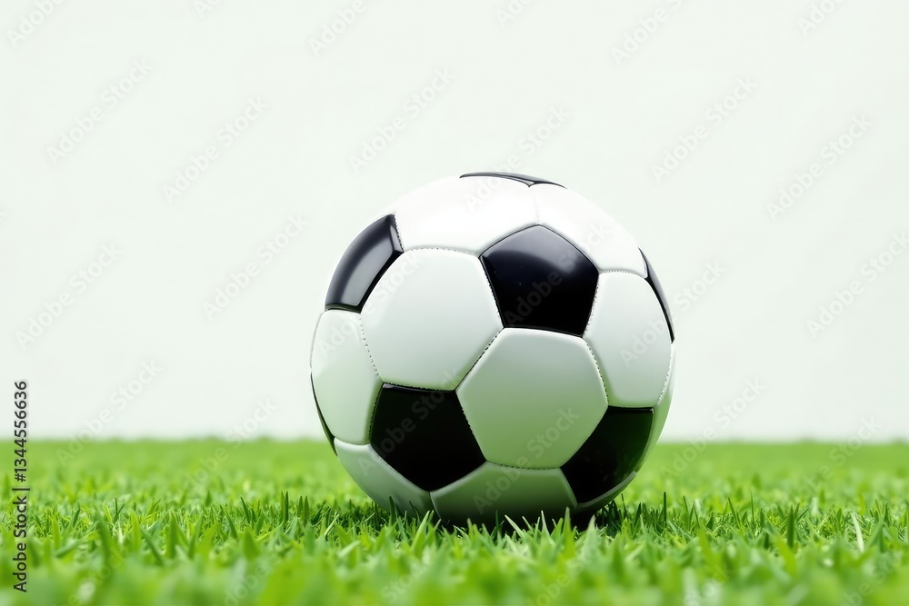 Obraz premium New pristine white football isolated on white , new, nfl, clean