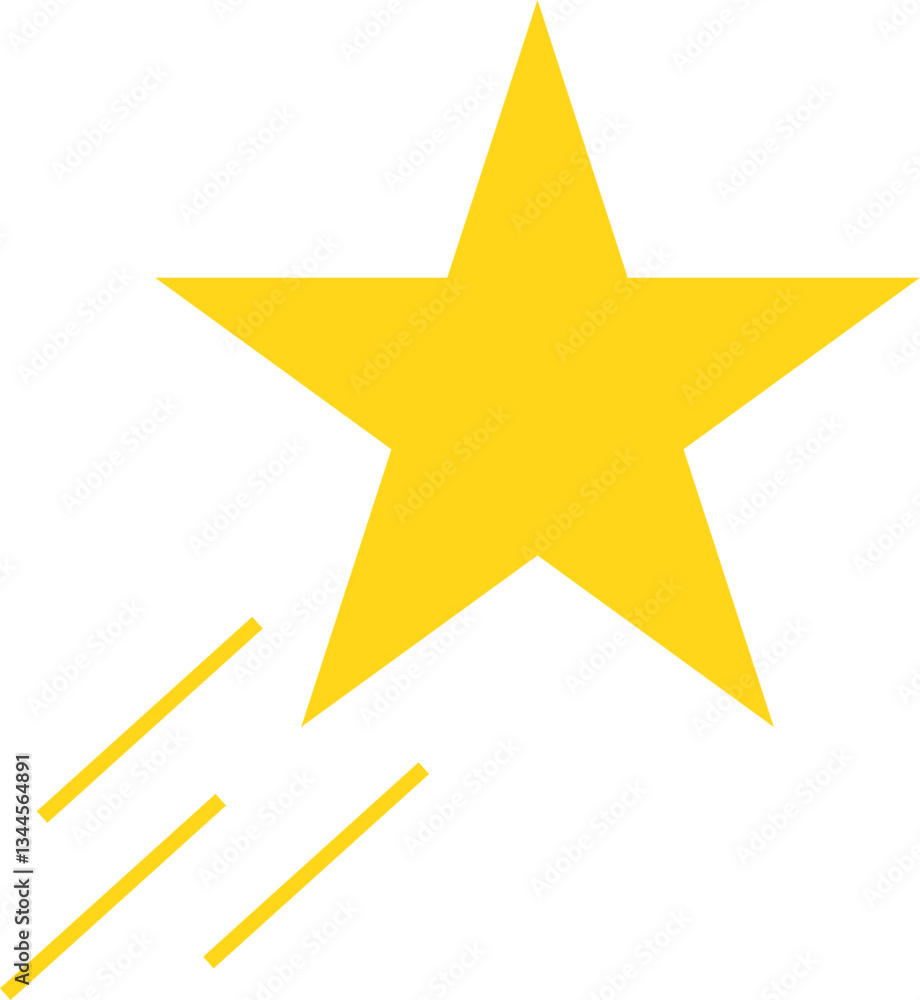 Obraz premium golden star icon