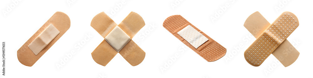 Bandaid bandage isolated on a transparent background. Bandaid bandage isolated on a transparent background.