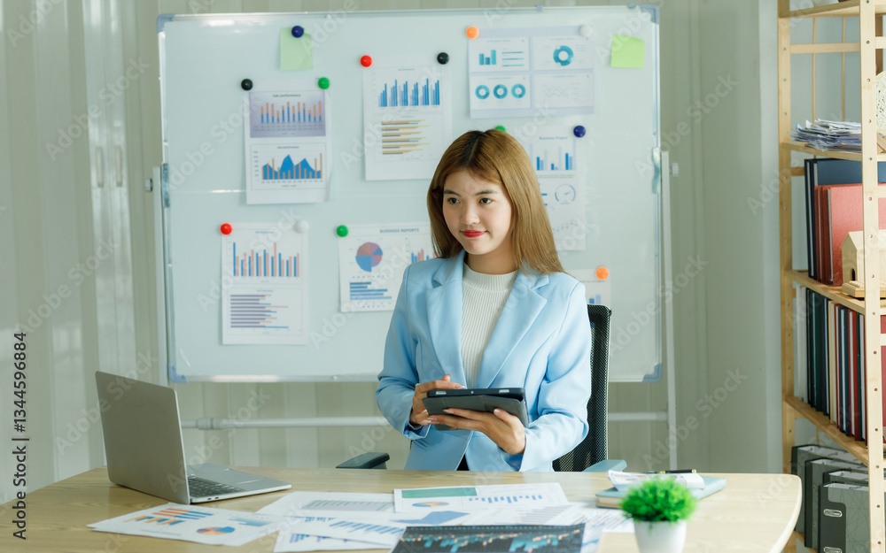 Analysts who study past consumer behavior in the market through statistical graphs to adapt and plan future marketing strategies. Analysts who study past consumer behavior in the market through statistical graphs to adapt and plan future marketing strategies.