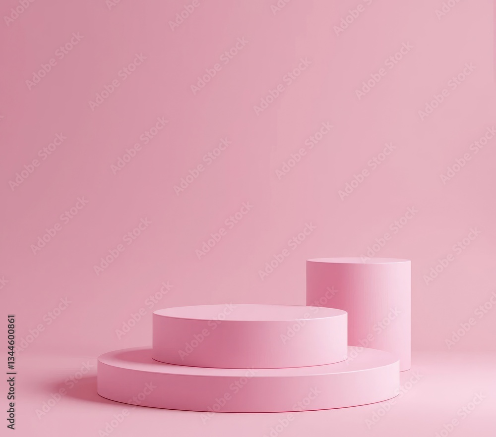 Pink Product Display Podium for Mockup, Presentation, or Showcase Pink Product Display Podium for Mockup, Presentation, or Showcase