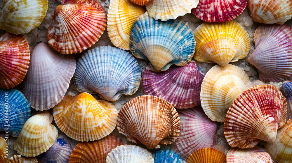 Background of colorful seashell