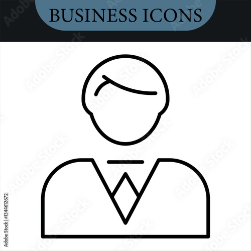 Employee Stock Ownership Plan Line Editable Icons set. Vector icons set. Vector illustration in modern thin line style of business related icons: company, shares, benefits and pension savings.Isolated