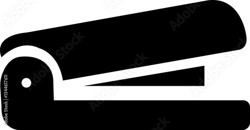 Konstfotografi Stapler Office Glyph Icon, paper ,book