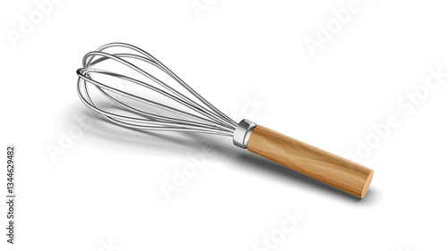 фотографія 3d render of a whisk isolated on transparent background.