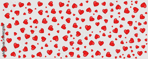 Valentine red heart icon. Heart shape Isolated on white background.