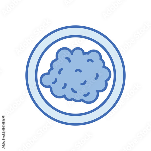 Scrambled eggs Vector icon