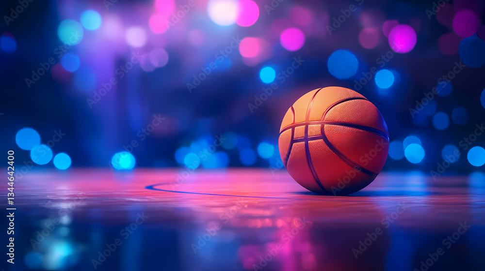 Close-up of a Basketball Close-up of a Basketball