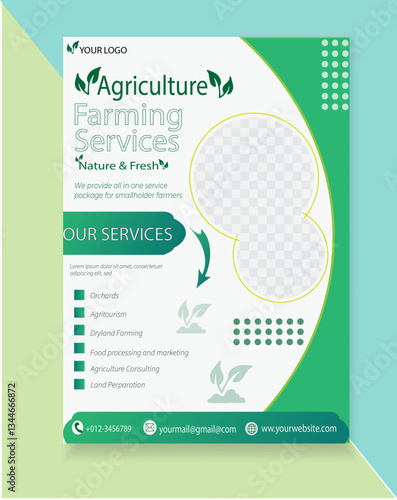 Agriculture flayer Design