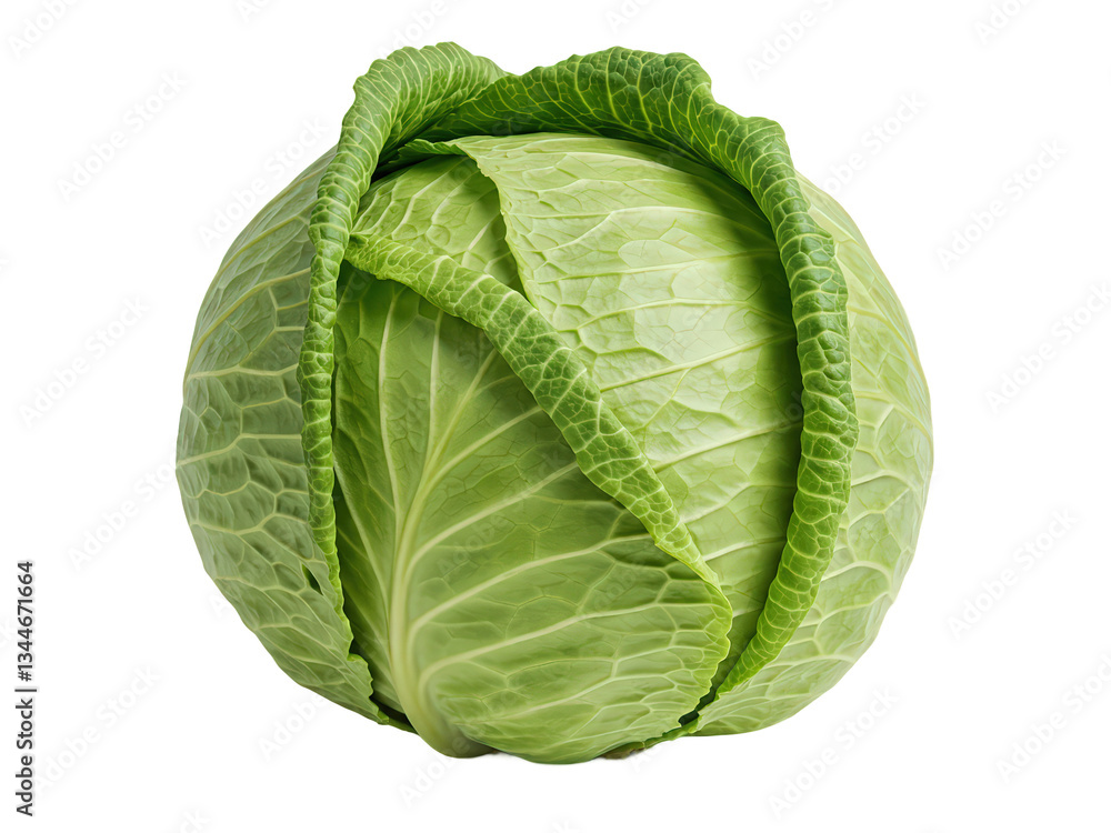 Fototapeta premium cabbage isolated on transparent background