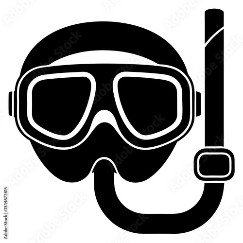 scuba diving mask and snorkel