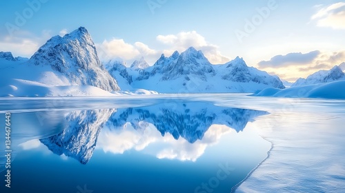 Wallpaper Mural A bold wanderer follows narrow paths through the mountain wilderness Torontodigital.ca