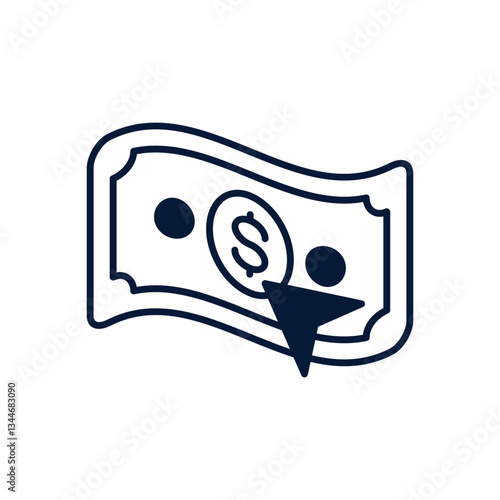 Pay Per Click Vector icon