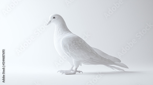 Wallpaper Mural Detailed Close-Up of a Pigeon with a Soft Blur Background Torontodigital.ca